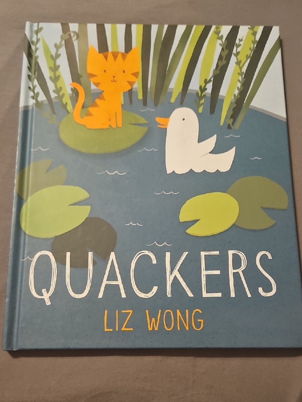 Quackers - Kids Picture Book in Blue and Orange